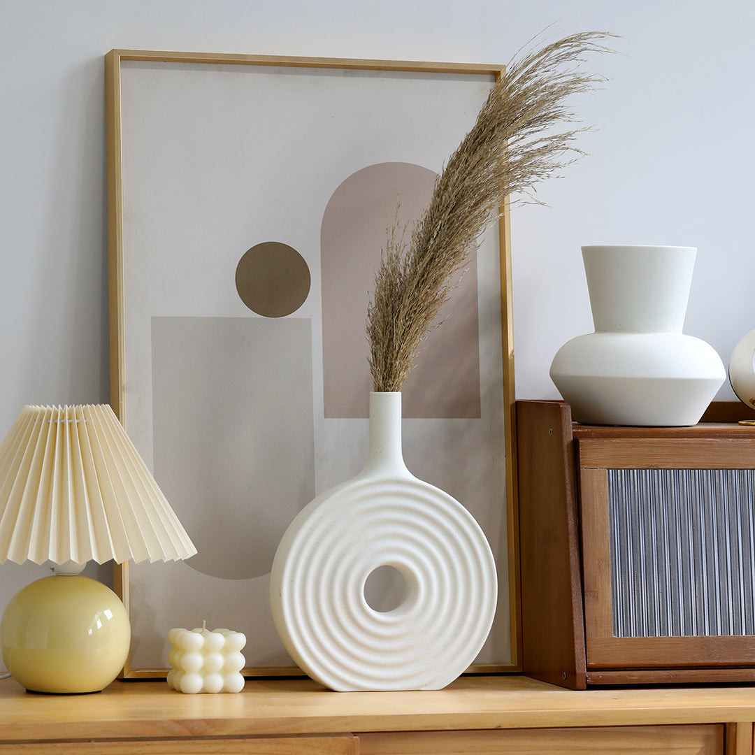 Spiral Donut Design Creative Vase