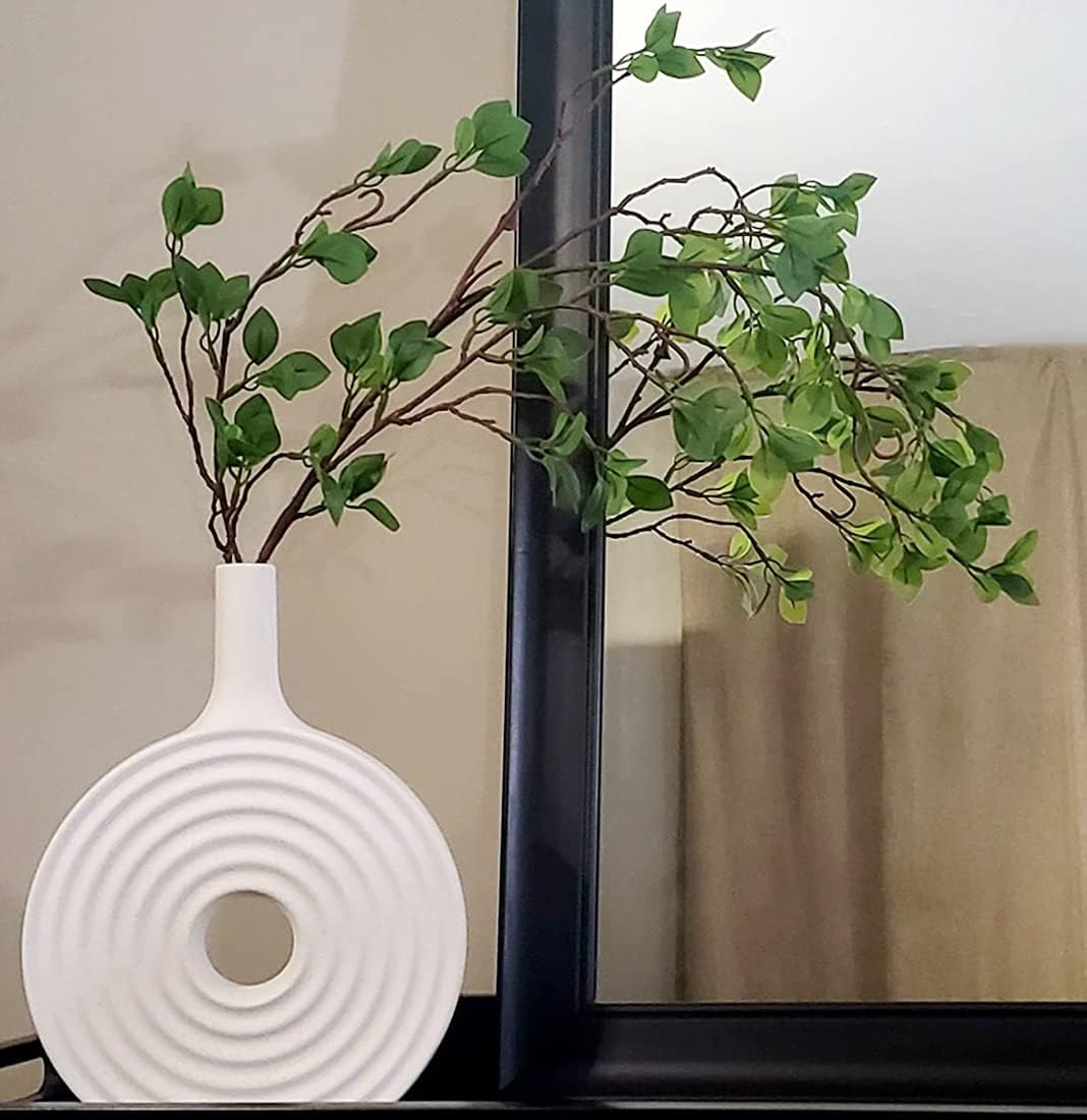 Spiral Donut Design Creative Vase