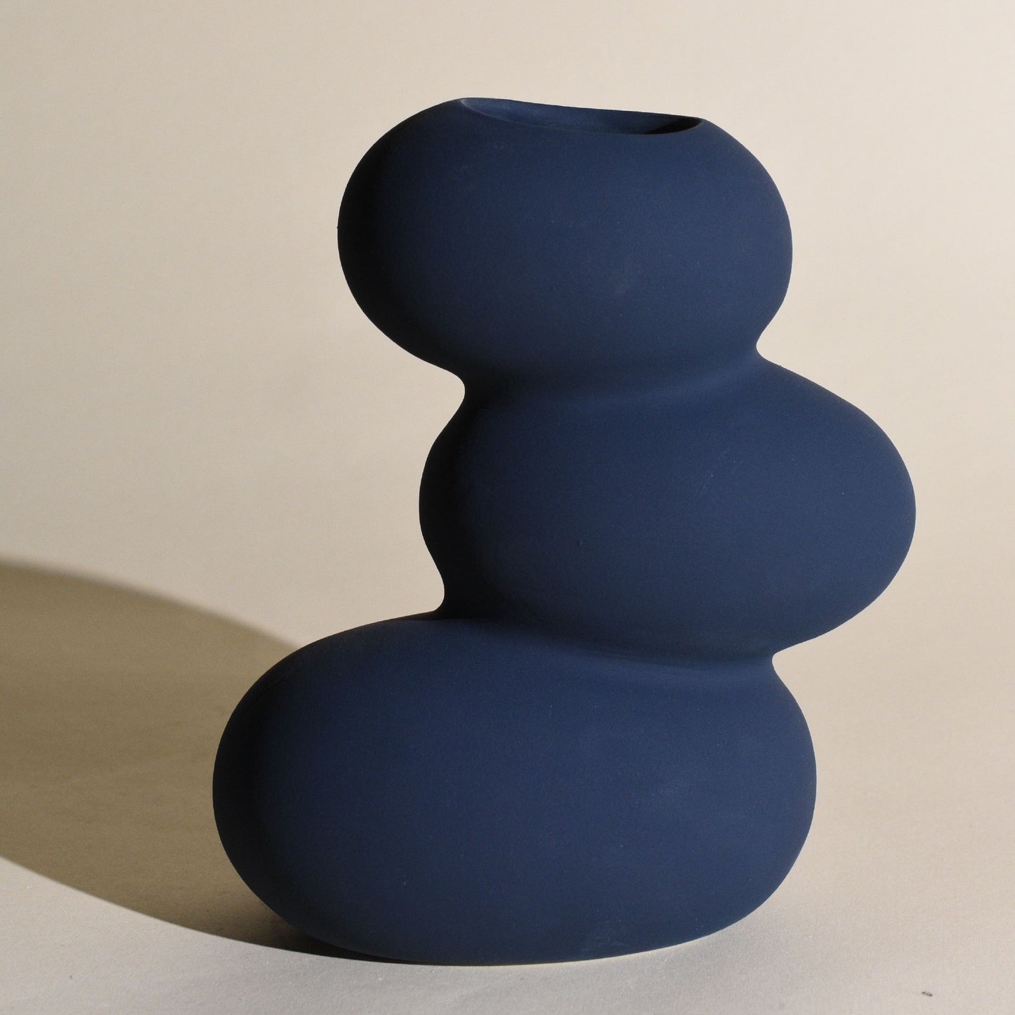 Stone Shape Handmade Ceramic Decorative Vase