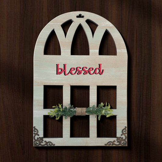Blessed Window Wall Art