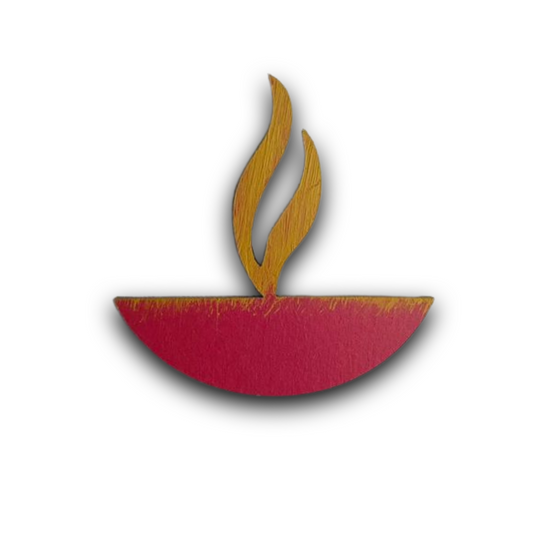 Set of 6 Wooden Dia Art