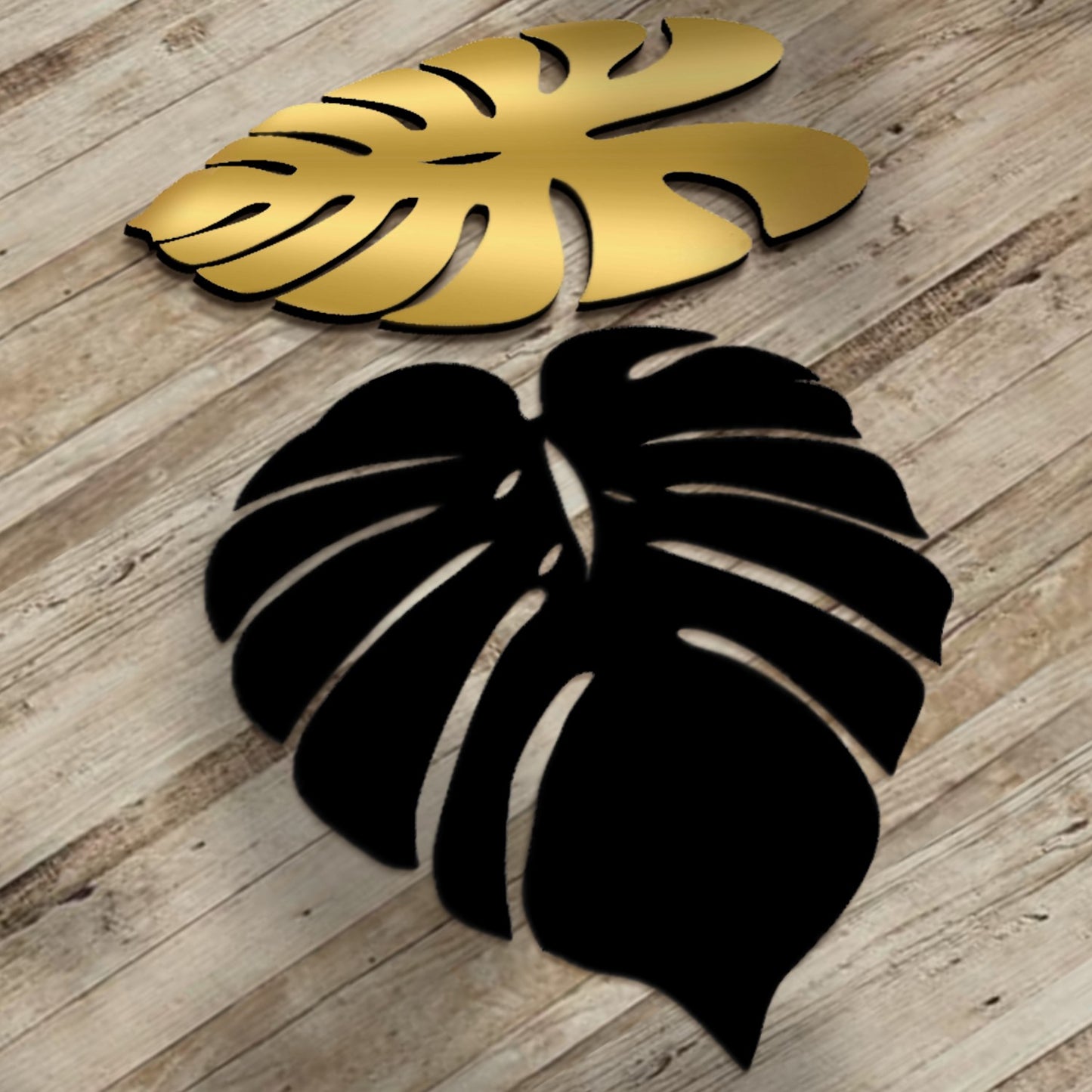 Palm Leaves Wall Hanging Décor Art Set of 2