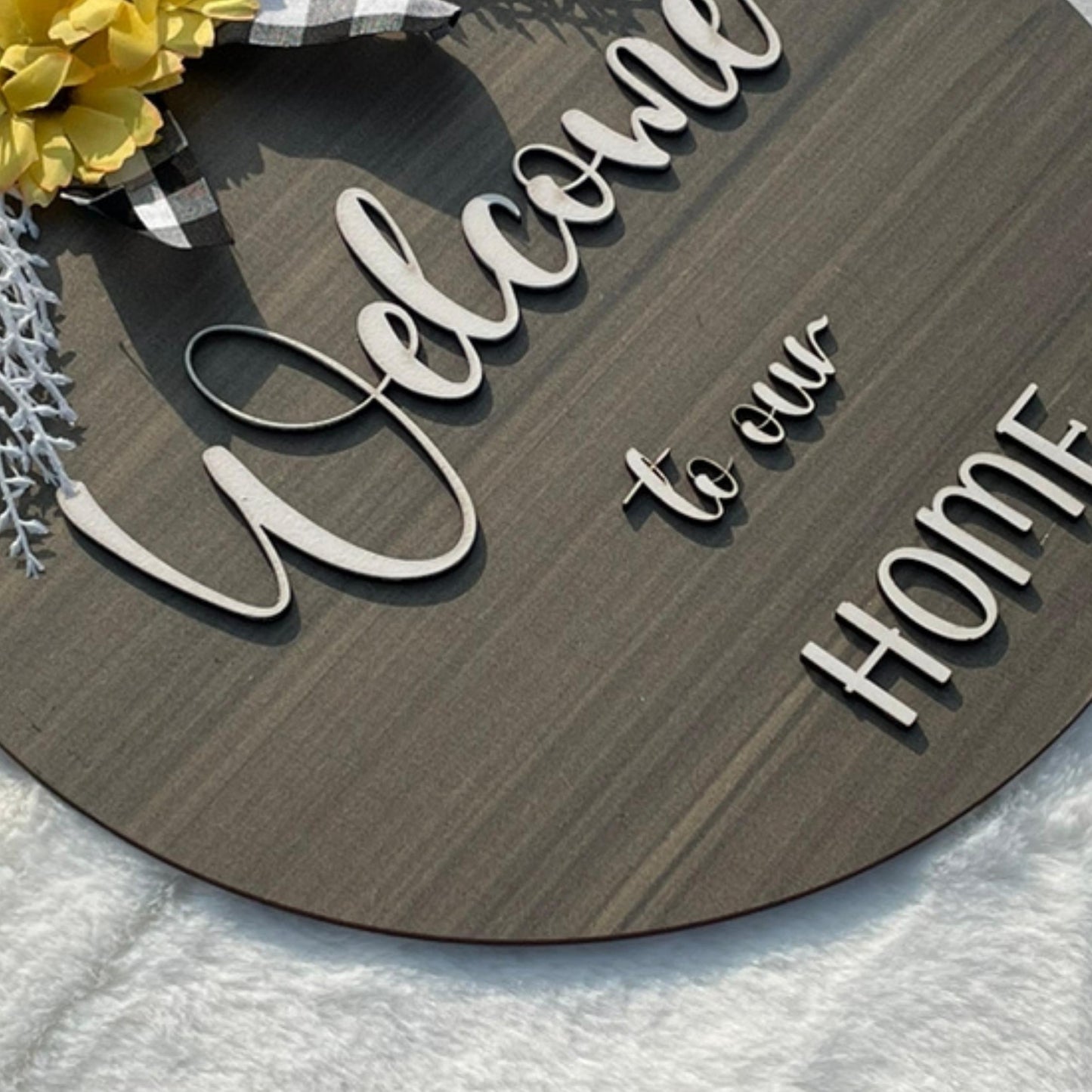 Welcome To Our Home Hanging Home Décor 12 Inches