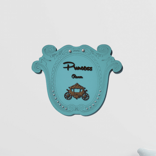 Royal Princess Room Wooden Wall Signage 14 X 11 Inches