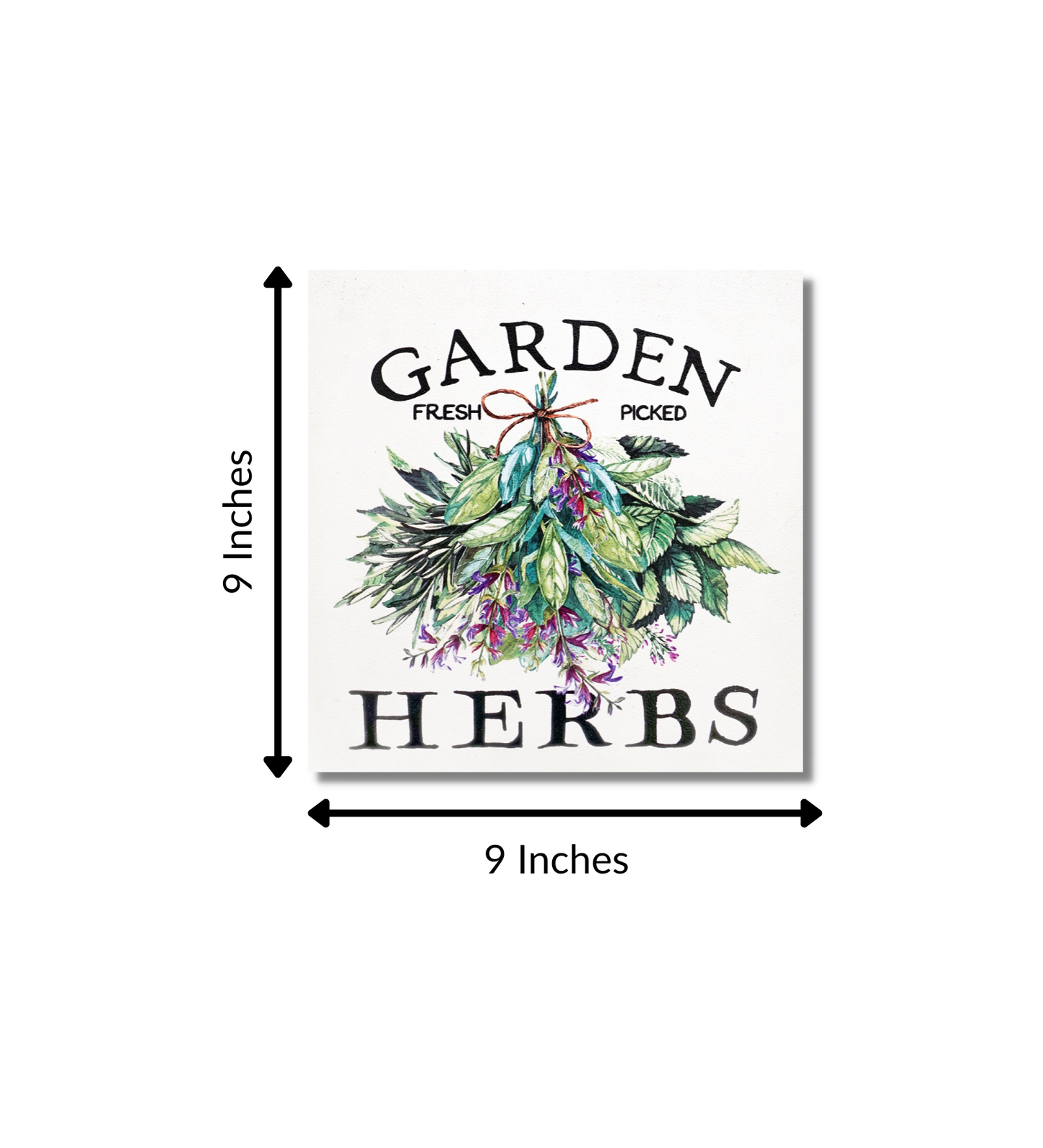 Garden Herbs Rustic Wall Art