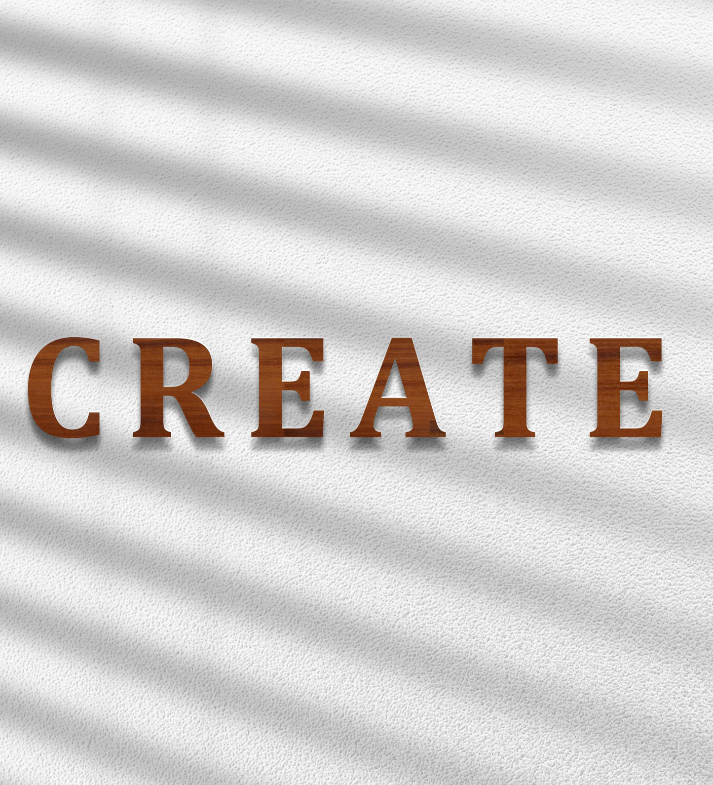 Create 3D Word Wooden Art