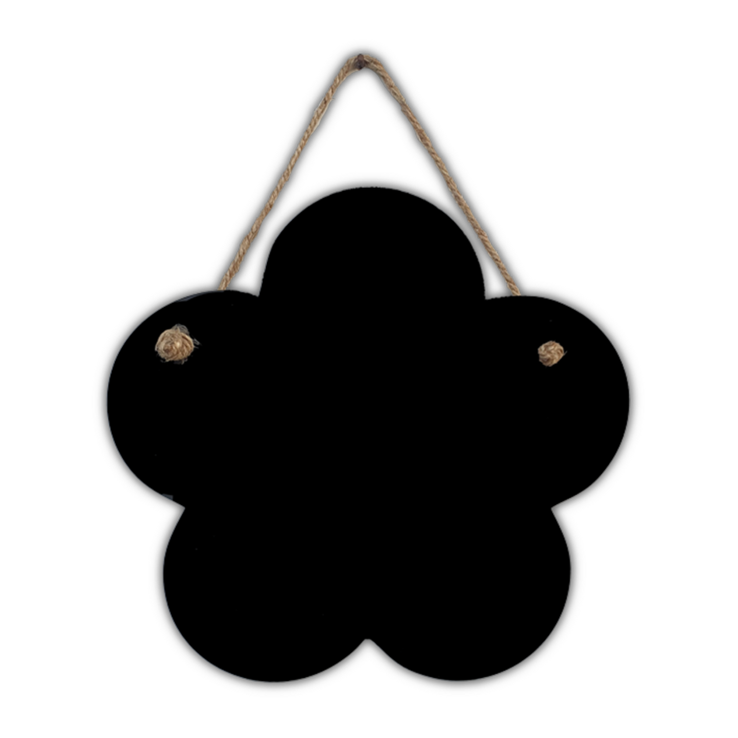 5 Petals Flower Black Chalkboard For Kitchen or Gallery Wall