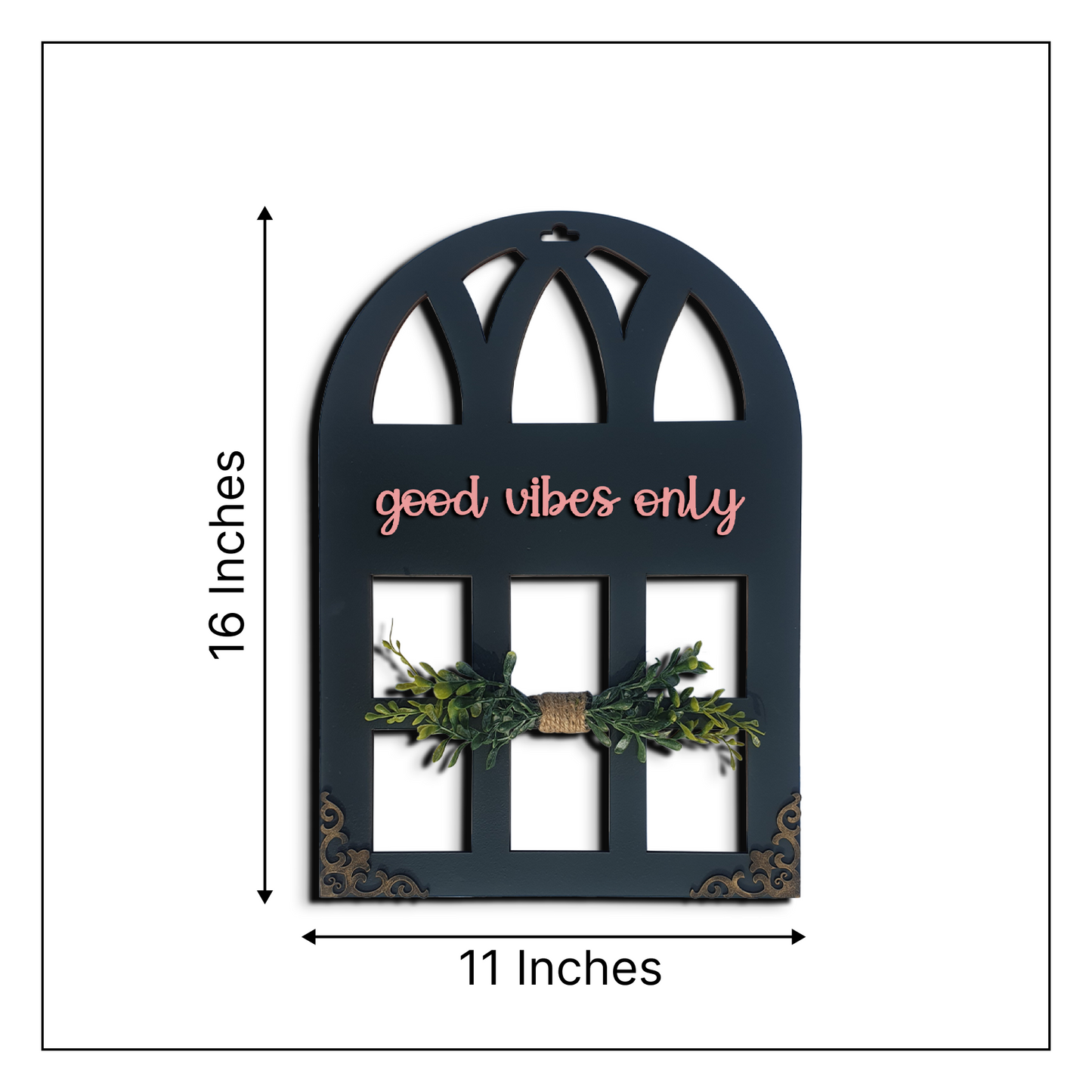 Happy Place Window Wall Art