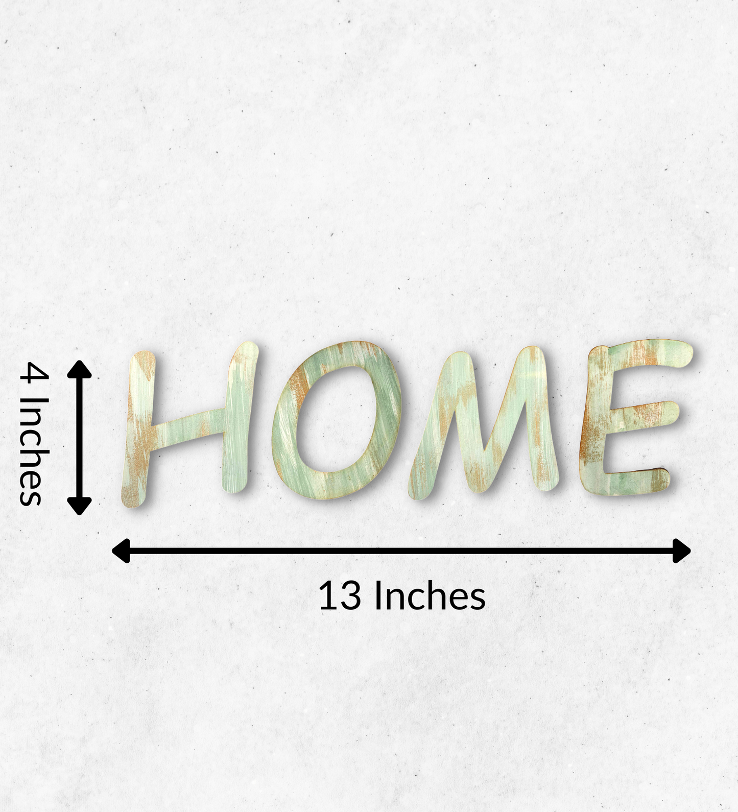 HOME Capital & Bold 3D Laser Letters