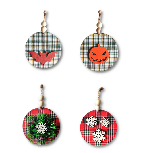 Christmas Decoration Mini Hangings Set of 4