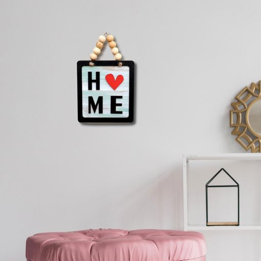 Home 3D Square Shape Wooden Balls Hanging Wall Art