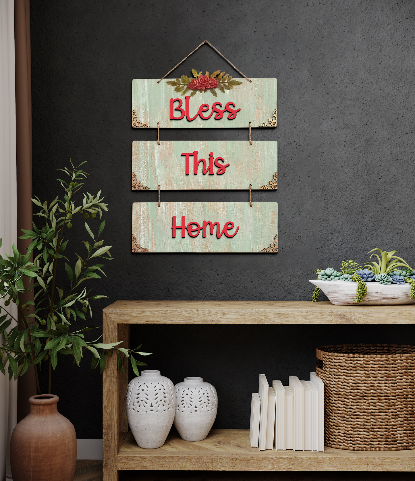 Good Vibes Only 3 Layer Decorative Wall Art