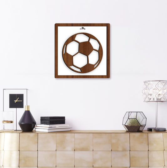 Soccer Framed Wooden Wall Art
