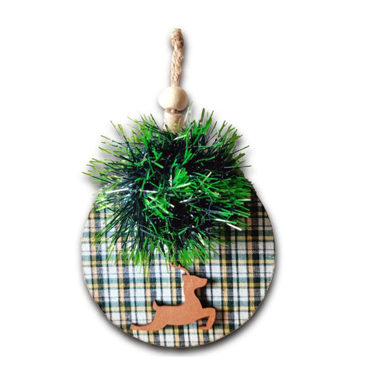 Tassel and Reindeer Wall and Door Hanging