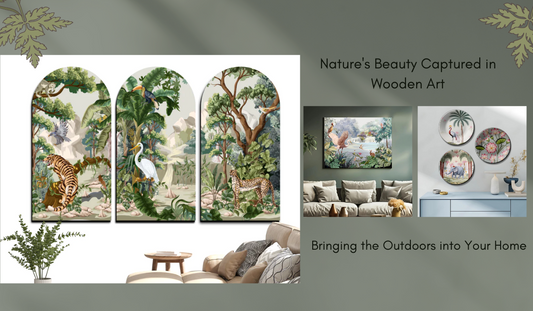 Nature-inspired Wooden Wall Art: Bringing the Outdoors into Your Home