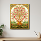 Tree of Life Pichwai With Ganesh Wood Print Wall Art