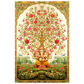 Tree of Life Pichwai With Ganesh Wood Print Wall Art