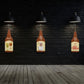Wooden Bottle Shaped Wall Hangings