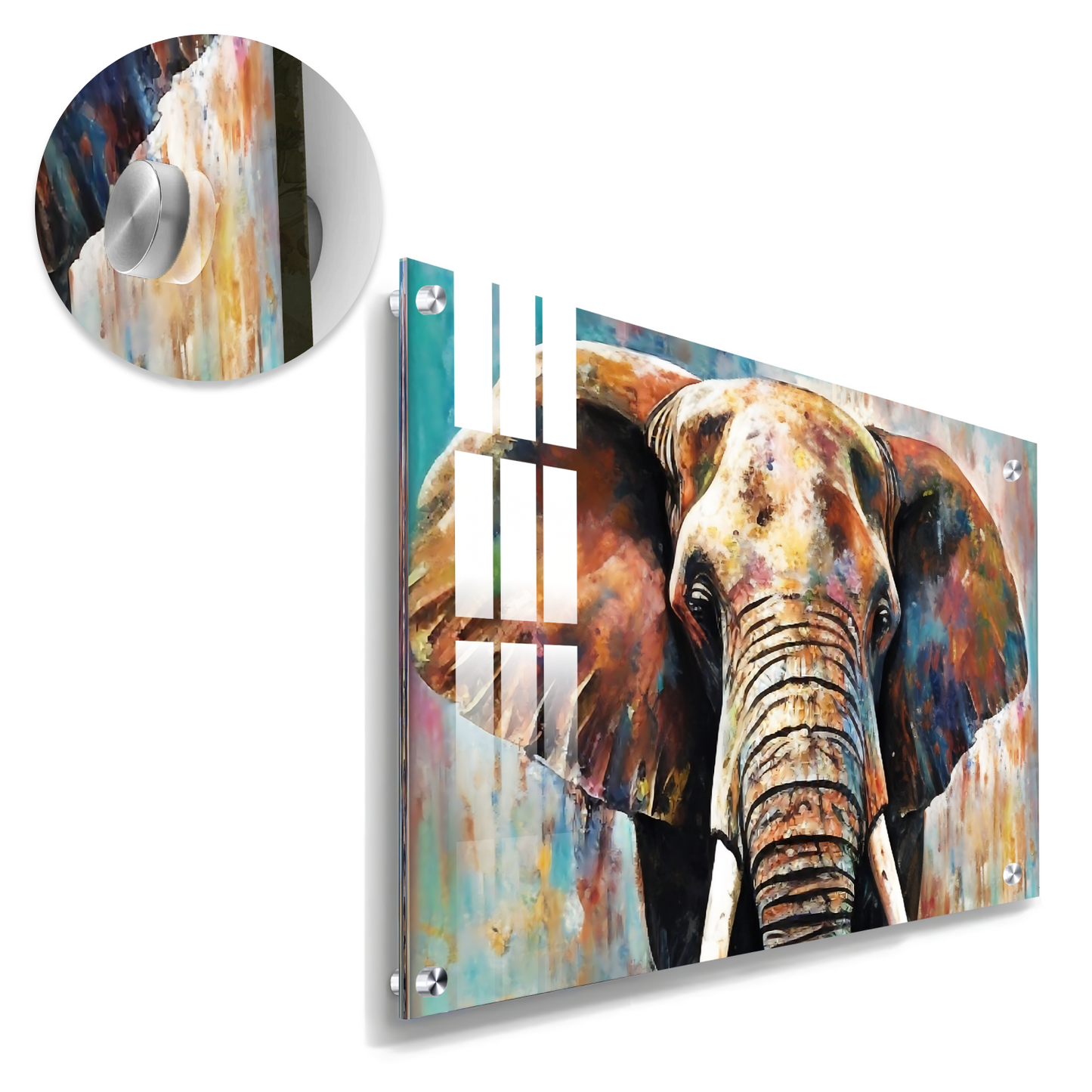 Elephant Luxury Wall Art Vastu Painting