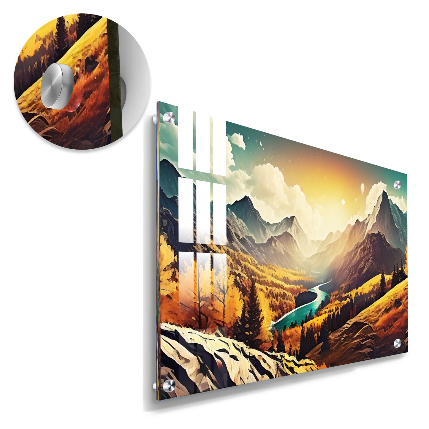 Nature Landscape Luxury Wall Painting