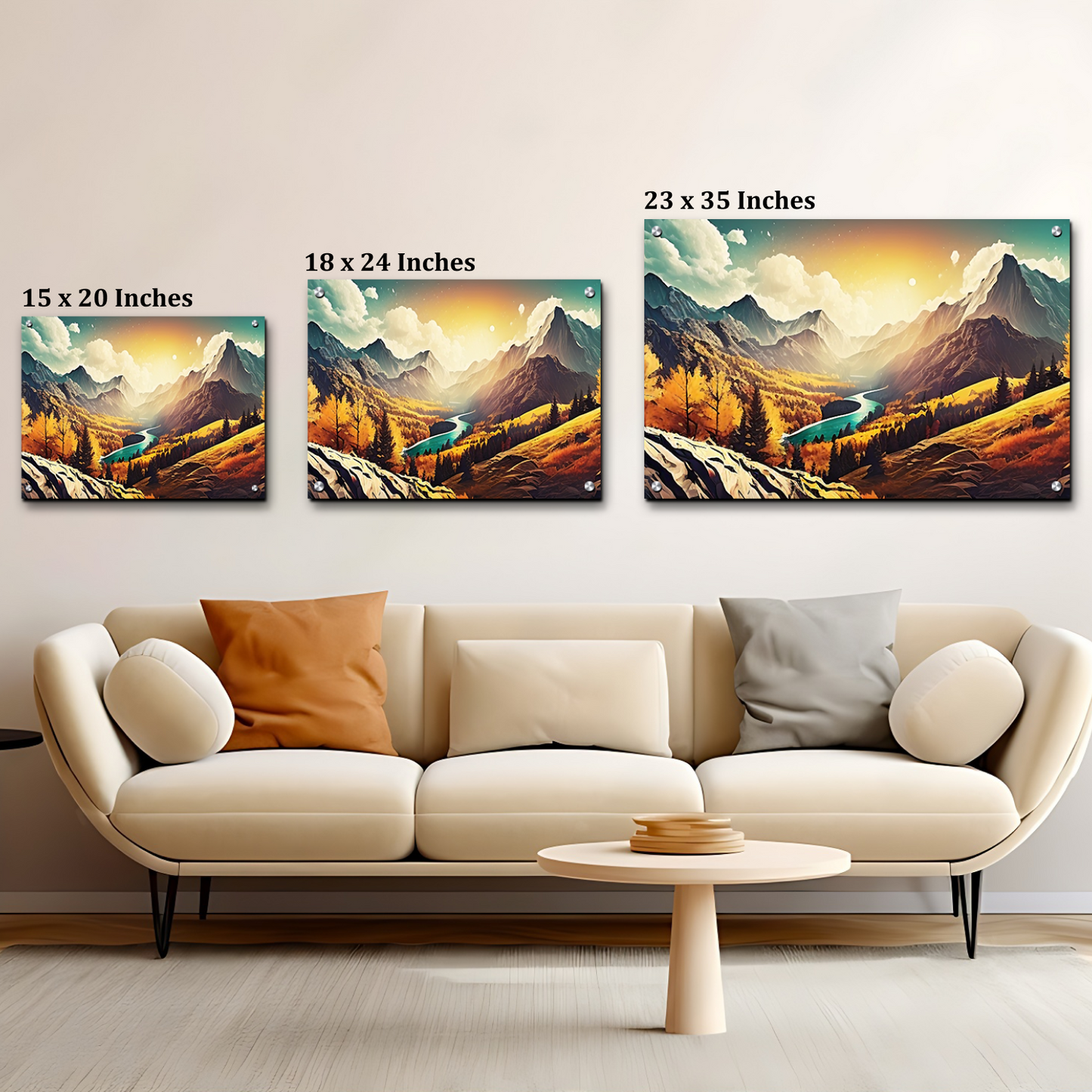 Nature Landscape Luxury Wall Painting