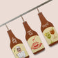 Wooden Bottle Shaped Wall Hangings