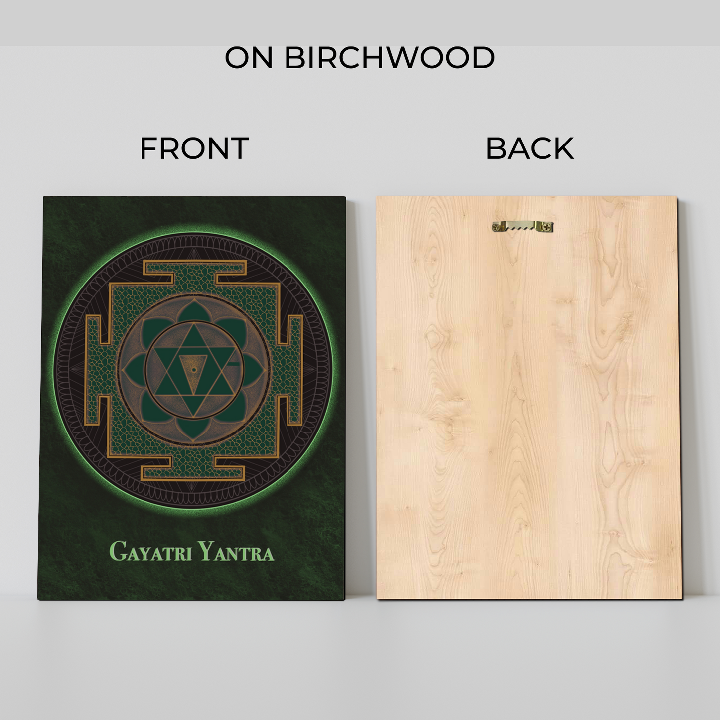 Set of 3 Prosperity & Wealth Yantra Wood Print Wall Art