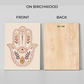 Hamsa Evil Eye Protector Wood Print Wall Art Set of 3