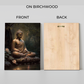Meditating Buddha Wood Print Wall Art