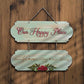 Our Happy Place 2 Layer Vintage Decorative Wall Art