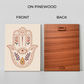 Hamsa Evil Eye Protector Wood Print Wall Art Set of 3