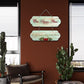 Our Happy Place 2 Layer Vintage Decorative Wall Art