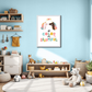 Colorful Unicorn Wood Print Wall Art