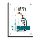 Be Happy Wood Print Wall Art