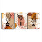 Leaf Botanical Boho Wood Print Wall Art Set of 3