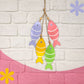 Antique Wooden Imitative Fish Wall Hanging