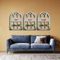 Live Love Laugh Quote Window Wall Art Set of 3