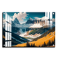 Cloud and Mountains Astonish Landscape Luxury Wall Art Painting