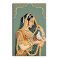 Queen With Pigeon Wood Print Wall Art
