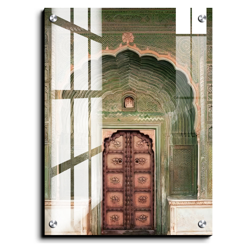 Jaipur City Palace Door Wood Print Wall Art