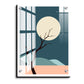 Night Boho Beige Wood Print Wall Art