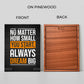 No Matters Inspired Quotes Wood Print Wall Art