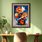 Bunch Of Flowers Wood Print Wall Art 18x23 Inches