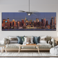 New York City Wood Print Wooden Wall Tiles Set