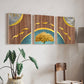Lucky Gold Fishes Wood Print Wall Art Set of 3