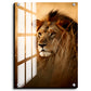 Lion Face Wood Print Wall Art