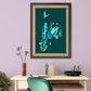 Man Playing Saxophone Wood Print Wall Art 18x23 Inches