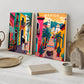 Mexico Colorful Wood Print Wall Art Set of 2