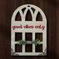 Good Vibes Only Window Wall Art