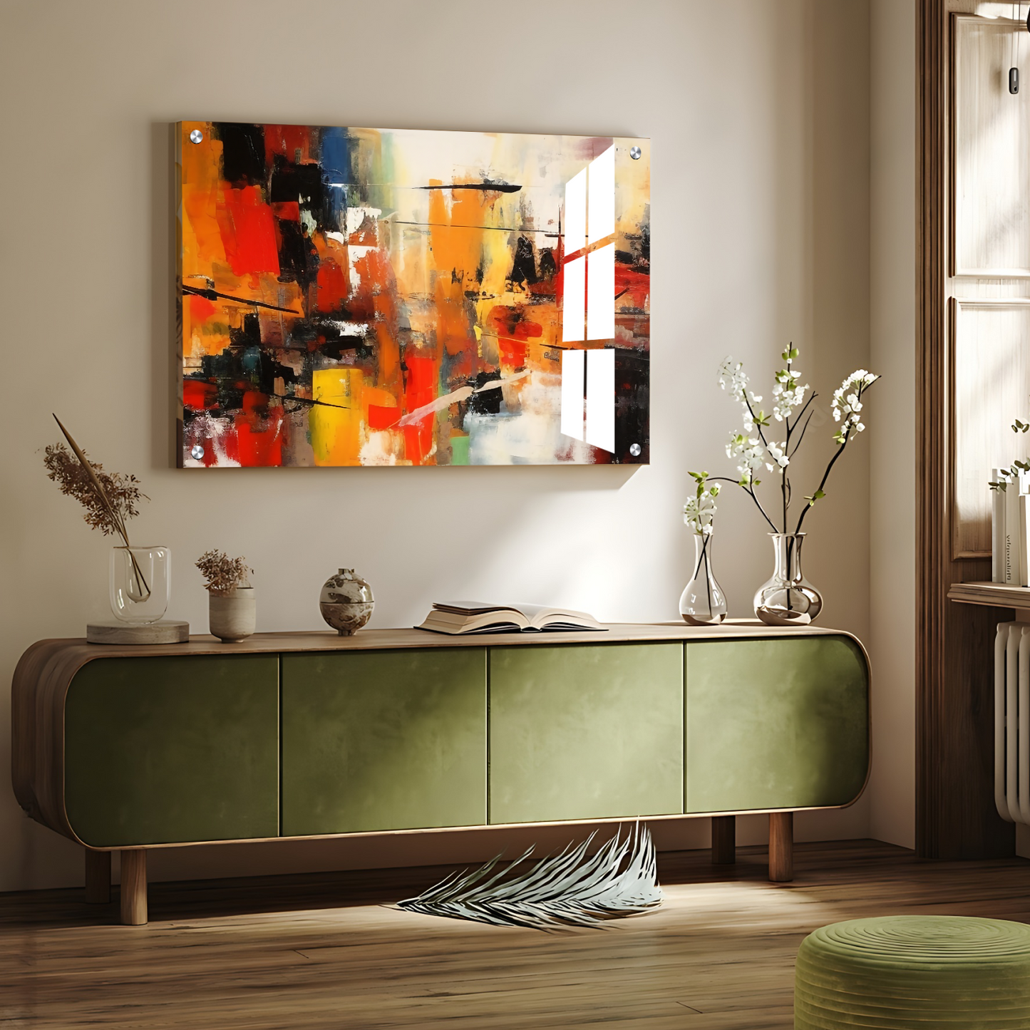 Colorful Abstract Luxury Wall Art Painting